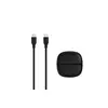 Image de CABLE SILICONE USB-C VERS USB-C 1M NOIR + ETUI DE RANGEMENT