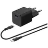 Image de Chargeur secteur 20W + Cable USB-C 1m Noir