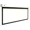 Image de Ecran motorise : Squar''HC Format image 164 x 262cmSurface de projection blanc mat a dos noir et cadrage noir.