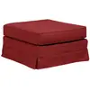 Image de Pouf carré tissu déhoussable Naxos