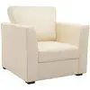Image de Fauteuil tissu coton déhoussable Marbella