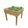 Image de Lot de 3 carrés potagers surélevés 3 niveaux en bois autoclave Bois