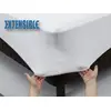 Image de Protège matelas coton bio extensible Exina 160 x 200 cm Coton bio molleton