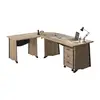 Image de Bureau complet + caisson Gregory Largeur 120 cm Bois