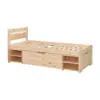 Image de Lit rangement enfant bois massif Tara 90 x 200 cm Bois