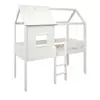 Image de Lit cabane bois massif avec rangements en option Teddy Bois