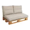 Image de Dossier coussin palette recyclé Heva Polycoton