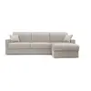 Image de Canapé d'angle convertible et réversible tissu déhoussable Aubin