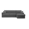 Image de Canapé d'angle convertible et réversible tissu déhoussable Aubin