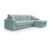 Image de Canapé d'angle convertible et réversible tissu recyclé déhoussable Alizée
