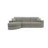 Image de Canapé d'angle convertible tissu déhoussable Aubin