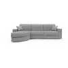 Image de Canapé d'angle convertible tissu déhoussable Aubin