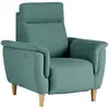 Image de Fauteuil relax electrique tissu coton lin Bergen