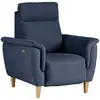 Image de Fauteuil relax electrique tissu coton lin Bergen