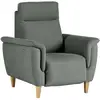 Image de Fauteuil relax electrique tissu coton lin Bergen