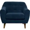 Image de Fauteuil velours Paimpol
