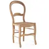 Image de Lot de 2 chaises chêne massif et paille Cléa Bois / Paille