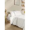 Image de Drap housse coton lin Valentine 140 x 190 cm Coton/Lin