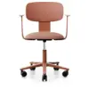 Image de Chaise de bureau assise capitonnée avec accoudoirs Tion 2140 Métal / Tissus