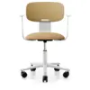 Image de Chaise de bureau assise capitonnée avec accoudoirs Tion 2140 Métal / Tissus