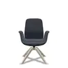 Image de Fauteuil de bureau à dossier inclinable pieds bois Ellie Pro 20HW Bois / Tissus