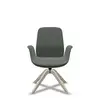 Image de Fauteuil de bureau à dossier inclinable pieds bois Ellie Pro 20HW Bois / Tissus