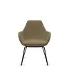 Image de Fauteuil entièrement capitonné pieds luge Fan 10V