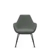 Image de Fauteuil entièrement capitonné pieds luge Fan 10V