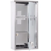 Image de HOMCOM Armoire Murale Pharmacie 2 Étagères Verrouillable Inox avec Porte en Verre 25x12x48cm Aosom France