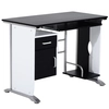 Image de HOMCOM Bureau informatique design en mdf 100 L x 52 I x 75H cm noir et blanc