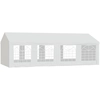 Image de Outsunny Tente Tonnelle de Réception Jardin Chapiteau PE Imperméable Tube Acier 7.98L x 3.92l x 2.8Hm Blanc Neuf 14