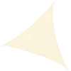 Image de Outsunny Voile d'Ombrage Triangulaire Grande Taille 4 x 4 x 4 m Polyéthylène Haute Densité Résistant aux UV Coloris Crème Aosom France