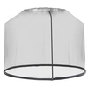 Image de Outsunny Moustiquaire cylindrique pour Parasol 3 m diamètre avec Fermeture éclair et lestage Noir