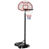 Image de Homcom Panier de Basket-Ball sur Pied Hauteur Réglable Blanc 75 x 45 x 210 cm