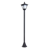 Image de Outsunny Luminaire extérieur lampadaire sur pied solaire lampadaire lanterne classique LED 10 Lm dim. 15L x 15l x 120H cm noir
