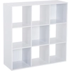 Image de HOMCOM Meuble de Rangement Bibliothèque Etagère Contemporaine Cubes 9 Casiers