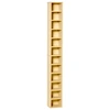Image de HOMCOM Étagère colonne armoire de rangement CD 12 compartiments 21L x 20l x 175H cm capacité max. 205 CD coloris hêtre Aosom France