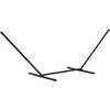 Image de Outsunny Support Pied de hamac Structure Robuste métal époxy Noir dim. 3,60L x 0,92l x 1,15H m
