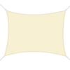 Image de Outsunny Voile d'Ombrage Rectangulaire 6 x 4 m Polyester Imperméabilisé Haute Densité 160 g/m² Crème