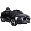 Image de HOMCOM Voiture électrique enfants 6 V 3 Km/h max. effets sonores et lumineux télécommande incluse noir BMW 6 GT