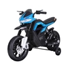 Image de HOMCOM Moto électrique pour Enfants de 3-6 ans 25 W 6 V 3 Km/h Effets Lumineux et sonores roulettes Amovibles Charge max. 30 kg Bleu