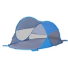 Image de Outsunny Abri de plage tente de plage pliable pop-up automatique instantané protection UV fenêtre arrière grand tapis de sol bleu ciel