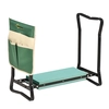 Image de Outsunny Tabouret de Jardin Tabouret de jardinage Pliable agenouilloir de Jardin siège Jardinage avec Coussin Pochette Rangement Outils Vert