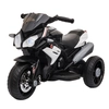 Image de HOMCOM Moto électrique pour Enfants 3 ans 3 Roues 6 V 3 Km/h Effets Lumineux et sonores Noir