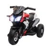 Image de HOMCOM Moto électrique pour Enfants 3 Roues 6 V 3 Km/h Effets Lumineux et sonores Rouge