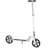 Image de HOMCOM Trottinette pliable deux roues hauteur guidon réglable sur 4 niveaux système de freinage à friction arrière enfants de 3 à 8 ans blanc