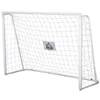 Image de HOMCOM Cage de foot but de football pour enfant cadre métal filet PE tissu Oxford assemblage facile idéal pour école parc jardin cour blanc