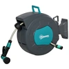 Image de Outsunny DURHAND Enrouleur tuyau arrosage 15 m dévidoir mural portable tube rétractable automatique et verrouillable à toute longeur pour jardin