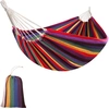 Image de Outsunny Hamac Multicolore en Coton-Polyester Résistant 290x150cm Charge Max 150Kg Aosom France