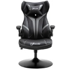 Image de Vinsetto Fauteui chaise de bureau chaise gaming pivotante 360° hauteur réglable accoudoirs revelables gris clair et noir Aosom France